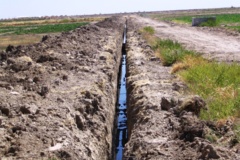 احداث زهکش  در قطعات داخل ایستگاه