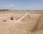 بازدید و تاکید بر عملیات پوشش ژئو ممبران حفر استخر ۵۵۰۰۰ متر مکعبی