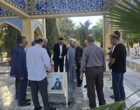 مراسم غبار روبی در گلستان شهدای اصفهان