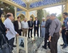 مراسم غبار روبی در گلستان شهدای اصفهان