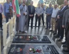 مراسم غبار روبی در گلستان شهدای اصفهان