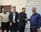 برگزاری جلسه با بیمه البرز جهت ارتقای خدمات بیمه ای به همکاران