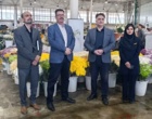 بازدید از بازار گل و گیاه مرکزی سپاهان اصفهان توسط رئیس و معاون آموزشی مرکز تحقیقات اصفهان