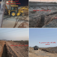 آغاز عملیات مرمت کانال انتقال آب در عرصه پخش سیلاب آبخوان کاشان