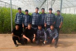 گزارش تصویری _ هنرجویان هنرستان کشاورزی پردیس کاشان