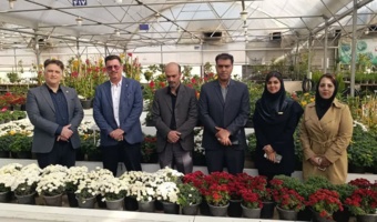 بازدید از بازار گل و گیاه مرکزی سپاهان اصفهان توسط رئیس و معاون آموزشی مرکز تحقیقات اصفهان
