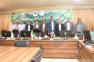 گزارش تصویری _ حضور رئیس موسسه تحقیقات ثبت و گواهی بذر و نهال و هیات همراه در مرکز تحقیقات و آموزش کشاورزی استان اصفهان